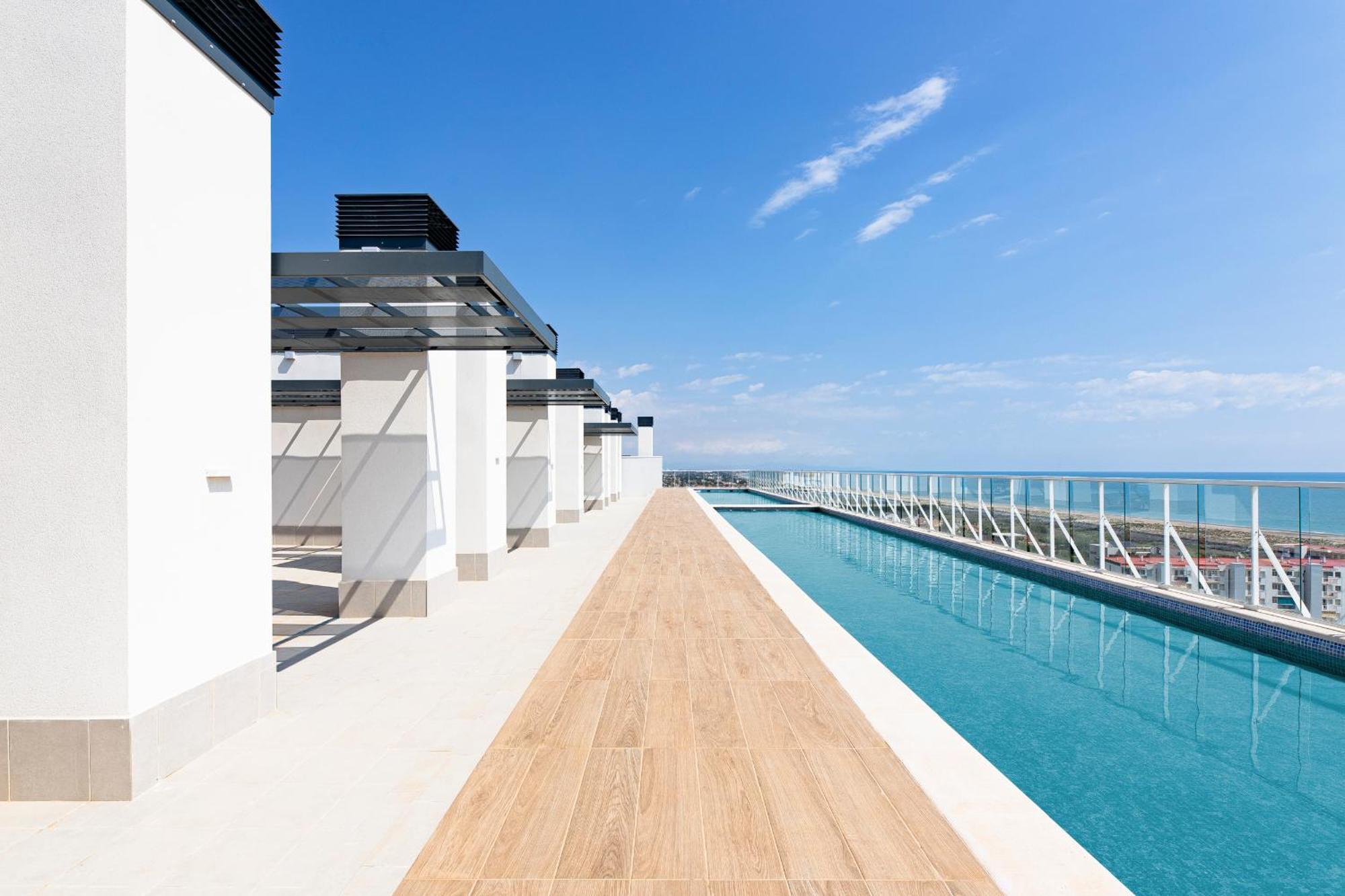 Apartamentos En Canet Al Mar, Junto Playa Y Con Piscina Канет-де-Беренгер Экстерьер фото