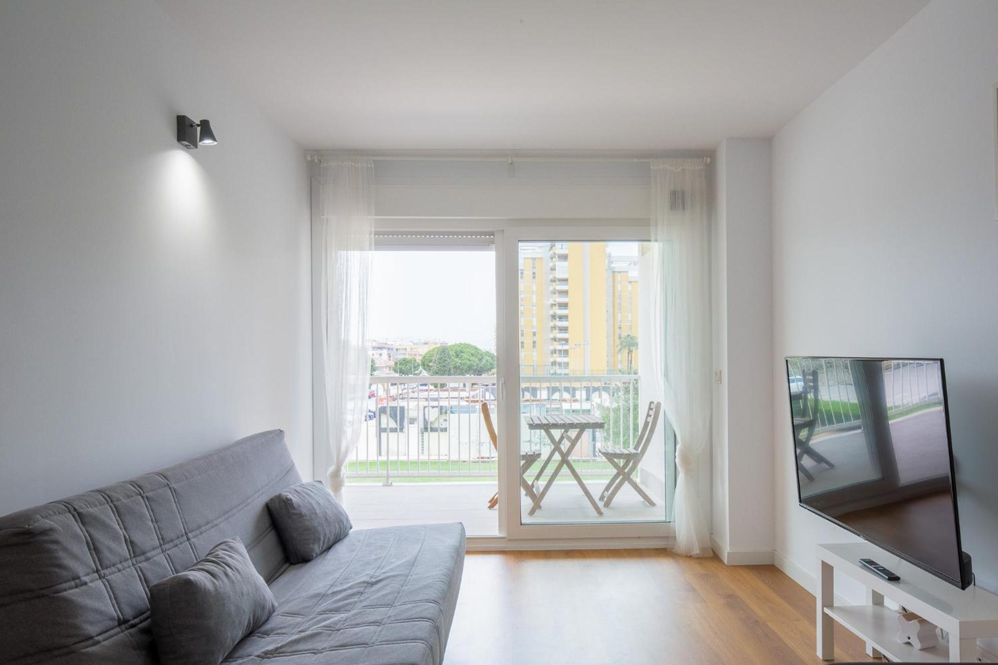 Apartamentos En Canet Al Mar, Junto Playa Y Con Piscina Канет-де-Беренгер Экстерьер фото